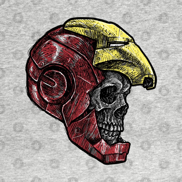 Iron Man Skull by Parin